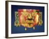 Inca Mask-Peruvian School-Framed Giclee Print