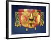 Inca Mask-Peruvian School-Framed Giclee Print