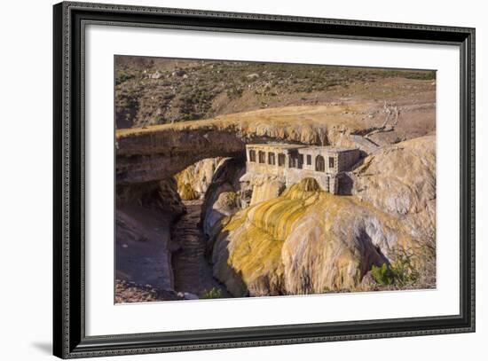 Inca Natural Bridge, Volcanic Sediment, Mendoza District, Argentina-Peter Groenendijk-Framed Photographic Print