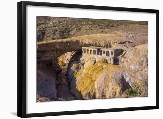 Inca Natural Bridge, Volcanic Sediment, Mendoza District, Argentina-Peter Groenendijk-Framed Photographic Print