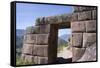 Inca Ruins in the Sacred Valley, Pissac, Peru, South America-Peter Groenendijk-Framed Stretched Canvas