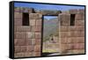 Inca Ruins in the Sacred Valley, Pissac, Peru, South America-Peter Groenendijk-Framed Stretched Canvas