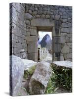 Inca Ruins, Machu Picchu, Unesco World Heritage Site, Peru, South America-Oliviero Olivieri-Stretched Canvas