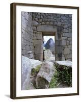 Inca Ruins, Machu Picchu, Unesco World Heritage Site, Peru, South America-Oliviero Olivieri-Framed Photographic Print