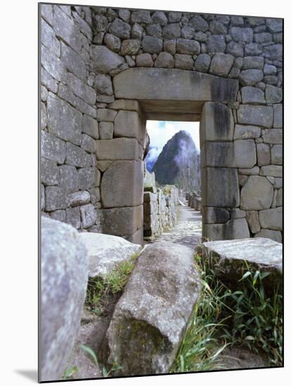 Inca Ruins, Machu Picchu, Unesco World Heritage Site, Peru, South America-Oliviero Olivieri-Mounted Photographic Print