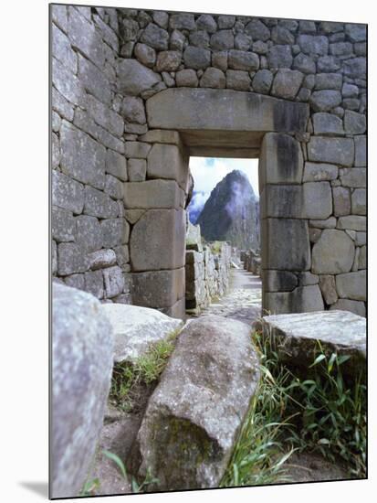 Inca Ruins, Machu Picchu, Unesco World Heritage Site, Peru, South America-Oliviero Olivieri-Mounted Photographic Print