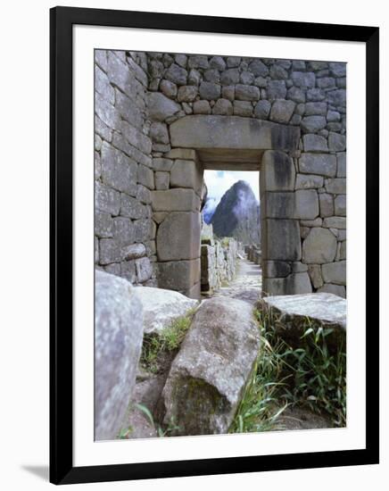 Inca Ruins, Machu Picchu, Unesco World Heritage Site, Peru, South America-Oliviero Olivieri-Framed Photographic Print