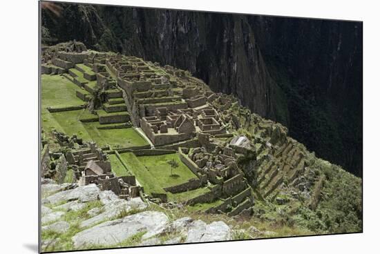 Inca Ruins, Machu Picchu, Unesco World Heritage Site, Peru, South America-Sybil Sassoon-Mounted Photographic Print