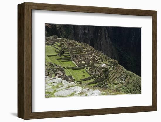 Inca Ruins, Machu Picchu, Unesco World Heritage Site, Peru, South America-Sybil Sassoon-Framed Photographic Print