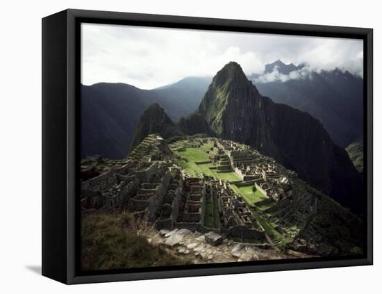 Inca Site, Machu Picchu, Unesco World Heritage Site, Peru, South America-Rob Cousins-Framed Stretched Canvas