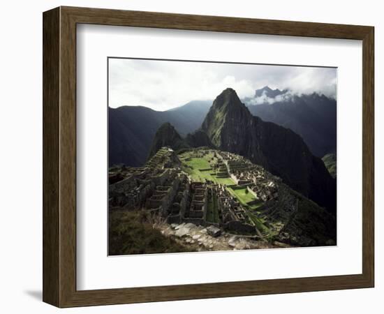 Inca Site, Machu Picchu, Unesco World Heritage Site, Peru, South America-Rob Cousins-Framed Photographic Print