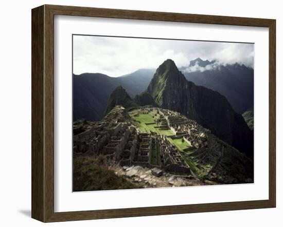 Inca Site, Machu Picchu, Unesco World Heritage Site, Peru, South America-Rob Cousins-Framed Photographic Print