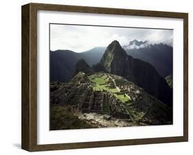 Inca Site, Machu Picchu, Unesco World Heritage Site, Peru, South America-Rob Cousins-Framed Photographic Print