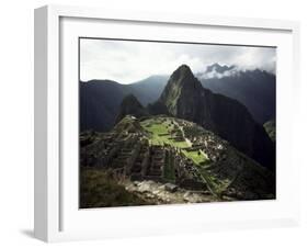 Inca Site, Machu Picchu, Unesco World Heritage Site, Peru, South America-Rob Cousins-Framed Photographic Print