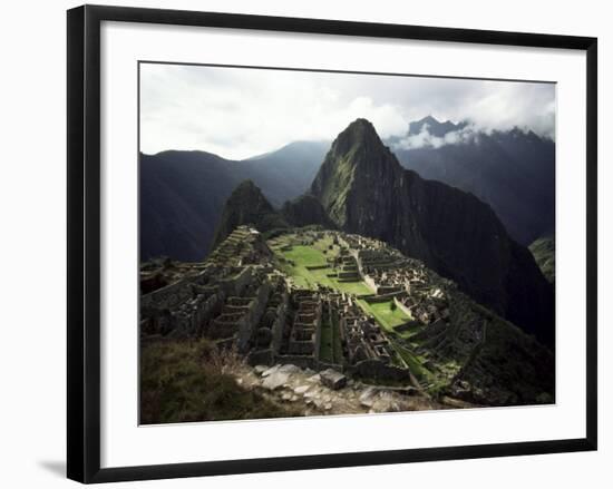 Inca Site, Machu Picchu, Unesco World Heritage Site, Peru, South America-Rob Cousins-Framed Photographic Print