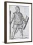 Inca Soldier, Engraving from of Ancient and Modern Dress of Diverse Parts of World, 1589-Cesare Vecellio-Framed Giclee Print