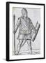 Inca Soldier, Engraving from of Ancient and Modern Dress of Diverse Parts of World, 1589-Cesare Vecellio-Framed Giclee Print