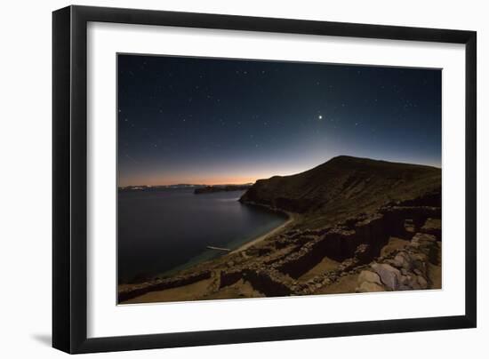 Inca Temple Ruins of La Chincana on Isla Del Sol in Lake Titicaca-Alex Saberi-Framed Premium Photographic Print