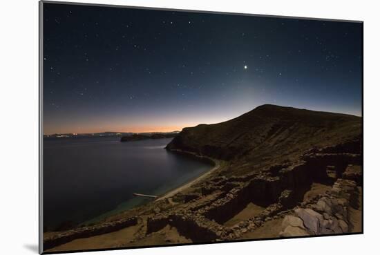 Inca Temple Ruins of La Chincana on Isla Del Sol in Lake Titicaca-Alex Saberi-Mounted Photographic Print