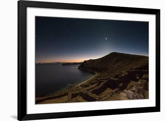 Inca Temple Ruins of La Chincana on Isla Del Sol in Lake Titicaca-Alex Saberi-Framed Photographic Print