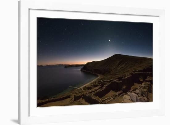 Inca Temple Ruins of La Chincana on Isla Del Sol in Lake Titicaca-Alex Saberi-Framed Photographic Print