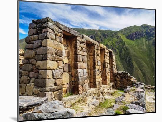 Inca Temple Ruins, Ollantaytambo, Sacred Valley, Cusco Region, Peru, South America-Karol Kozlowski-Mounted Photographic Print