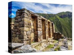 Inca Temple Ruins, Ollantaytambo, Sacred Valley, Cusco Region, Peru, South America-Karol Kozlowski-Stretched Canvas
