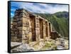 Inca Temple Ruins, Ollantaytambo, Sacred Valley, Cusco Region, Peru, South America-Karol Kozlowski-Framed Stretched Canvas