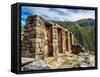 Inca Temple Ruins, Ollantaytambo, Sacred Valley, Cusco Region, Peru, South America-Karol Kozlowski-Framed Stretched Canvas