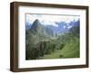 Inca Terraces and Ruins, Machu Picchu, Unesco World Heritage Site, Peru, South America-Oliviero Olivieri-Framed Photographic Print