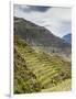 Inca Terraces, Pisac, Sacred Valley, Cusco Region, Peru, South America-Karol Kozlowski-Framed Photographic Print