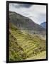 Inca Terraces, Pisac, Sacred Valley, Cusco Region, Peru, South America-Karol Kozlowski-Framed Photographic Print