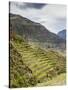 Inca Terraces, Pisac, Sacred Valley, Cusco Region, Peru, South America-Karol Kozlowski-Stretched Canvas