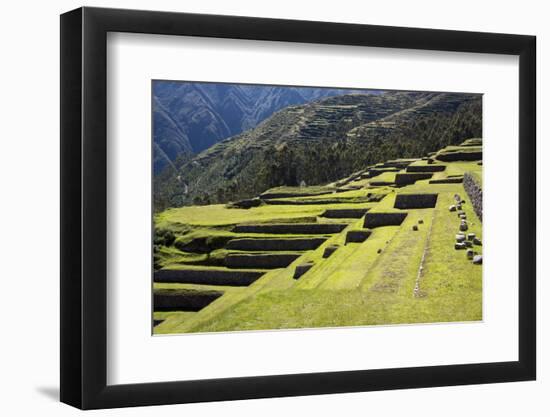 Inca Terracing, Chinchero, Peru, South America-Peter Groenendijk-Framed Photographic Print