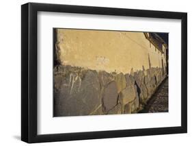 Inca Wall in Ollantaytambo, Peru, South America-Peter Groenendijk-Framed Photographic Print