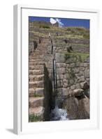 Inca Waterworks, a Masterpiece of Engineering, Tipon, Peru, South America-Peter Groenendijk-Framed Photographic Print