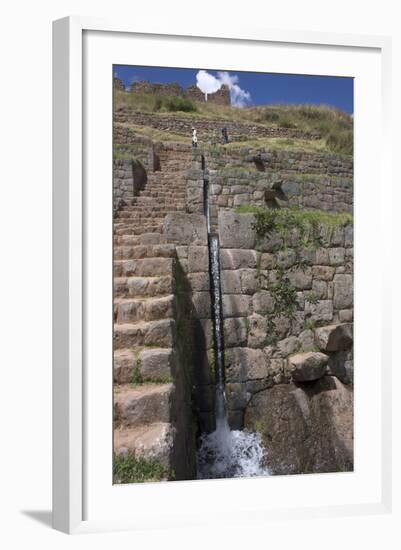 Inca Waterworks, a Masterpiece of Engineering, Tipon, Peru, South America-Peter Groenendijk-Framed Photographic Print