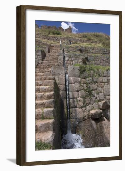 Inca Waterworks, a Masterpiece of Engineering, Tipon, Peru, South America-Peter Groenendijk-Framed Photographic Print