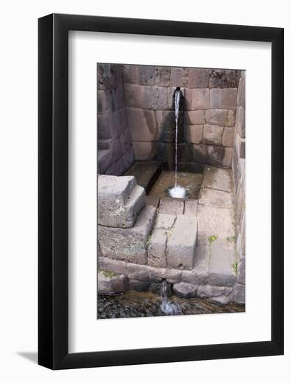 Inca Waterworks, a Masterpiece of Engineering, Tipon, Peru, South America-Peter Groenendijk-Framed Photographic Print