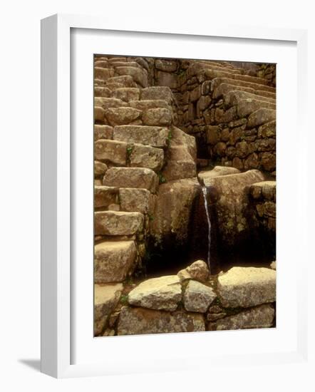 Incan Ruins, Machu Picchu, Peru-Alison Jones-Framed Photographic Print