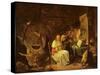 Incantation Scene-David the Younger Teniers-Stretched Canvas