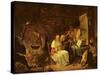 Incantation Scene-David the Younger Teniers-Stretched Canvas