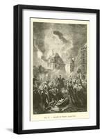 Incendie De L'Opera, 8 Juin 1781-null-Framed Giclee Print