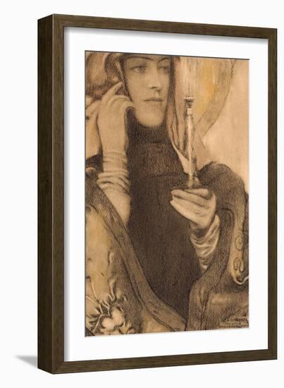 Incense, 1917-Fernand Khnopff-Framed Giclee Print