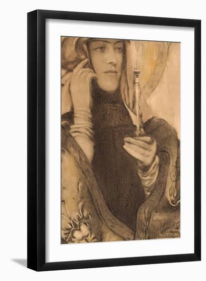 Incense, 1917-Fernand Khnopff-Framed Giclee Print