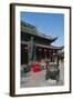 Incense Burner and Statue of Confucius-null-Framed Giclee Print