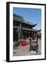 Incense Burner and Statue of Confucius-null-Framed Giclee Print