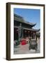 Incense Burner and Statue of Confucius-null-Framed Giclee Print