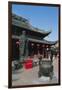 Incense Burner and Statue of Confucius-null-Framed Giclee Print