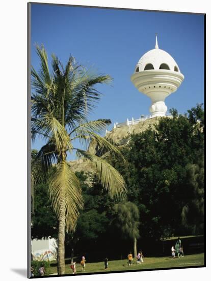 Incense Burner Lookout Tower, Built to Celebrate Oman's 20th National Day, Riyam Park, Muscat, Oman-Ken Gillham-Mounted Photographic Print